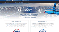 Desktop Screenshot of kunze-buehnen.com